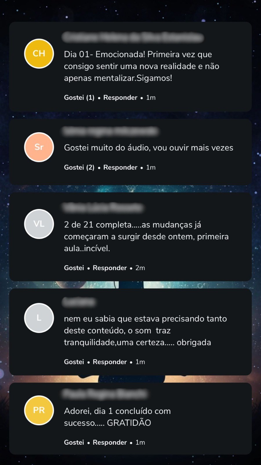 Depoimento de cliente sobre nova realidade e frequência